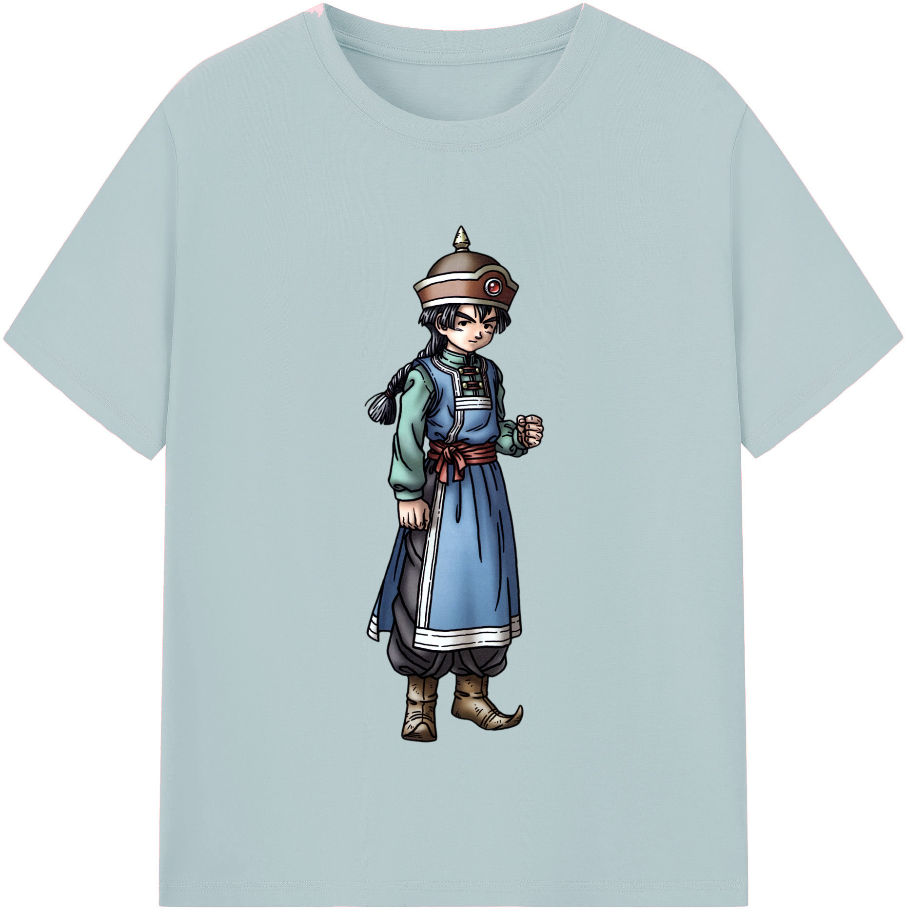 （画像用） ドラゴンクエスト Doragon Kuesuto Dragon Quest 綿100％半袖Tシャツ（フロントプリント）